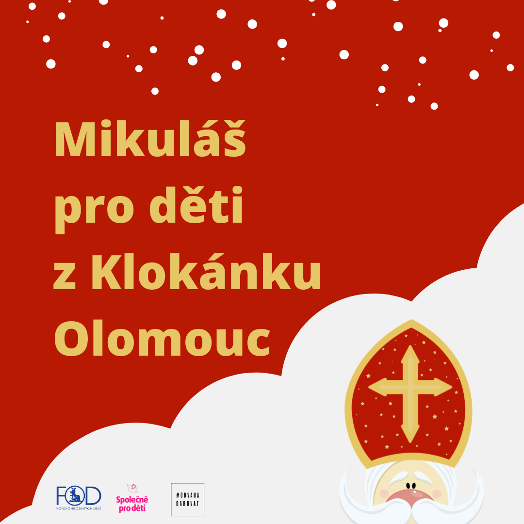 Mikuláš pro děti z Klokánku Olomouc